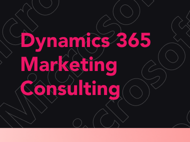 Dynamic 365 Marketing Consulting